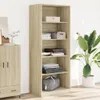 vidaXL Šatní skříň Sonoma dub 80x50x200 cm materiál na bázi Náhled obrázku produktu 2