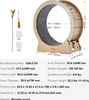 A diagram and specification sheet for a cat exercise wheel. Náhľad obrázku produktu