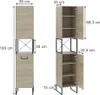 Koupelnová skříňka Vicco Vionna Dub/černá 36 x 185 cm se 2 Náhled obrázku produktu 1