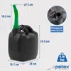 PETEX Reserve-Kraftstoff Kanister, 5 Liter, schwarz Produktbild-Vorschau 5