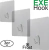 3x EXE Hook Haken selbstklebend handtuchhalter ohne bohren Produktbild-Vorschau 1