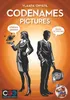 The cover art for the board game Codenames Pictures, featuring two silhouetted figures and game title. Produktbild-Vorschau