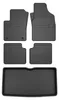 Tapis en caoutchouc + bac de coffre pour Fiat 500 Hybrid Voir les images du produit 1