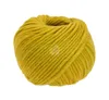 A ball of yellow yarn on a white background. Produktbild-Vorschau