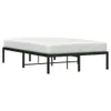 vidaXL Rama łóżka metalowa czarna 120x190 cm Podgląd zdjęcia produktu 3