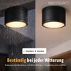 SSC-LUXon CELI-WX Aufbauleuchte Bad schwarz - inkl. LED Produktbild-Vorschau 4