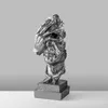 Evila Originals, Yak-032-B, Dekoratives Objekt, Silber, Produktbild-Vorschau 6