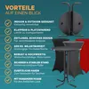 CASARIA Servicetafel, grijs, 70 cm, inclusief tafelkleed, Productafbeelding-voorbeeld 8