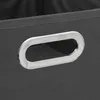Aufbewahrung Korb Stoff hell anthrazit 31x15x31 cm Produktbild-Vorschau 2