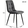 Abrihome 140x80cm Esstisch-Set mit 4 Stühlen, Esszimmer-Set Produktbild-Vorschau 4