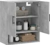 vidaXL Nástenná skrinka Betónová šedá 60x31x70 cm Drevo Náhľad obrázku produktu 4