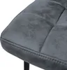 Close-up of a gray upholstered chair seat. Náhled obrázku produktu