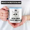 Dank Meme Tasse Katzen Besitzer Wortspiel Ja Mein Leben Produktbild-Vorschau 2