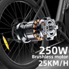 26 Zoll E-Bike T8 Elektrofahrrad 48V 10Ah Akku, 25km/h, Produktbild-Vorschau 5