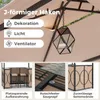 Zestaw barowy do ogrodu COSTWAY, stół barowy z 2 stołkami Podgląd zdjęcia produktu 6