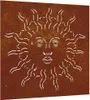 vidaXL Záhradná dekorácia na stenu 55x55 cm Corten Steel Náhľad obrázku produktu 1