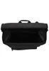 The image shows the inside of an open black backpack. Produktbild-Vorschau