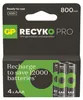 Nabíjecí baterie GP ReCyko Pro Professional AAA (HR03), 4 ks Productafbeelding-voorbeeld