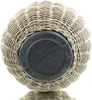 VAN DER LEEDEN DRYPOT® Rattan Tina Pflanzkübel Grau Ø 55 cm Produktbild-Vorschau 3