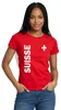 Spreadshirt Suisse Schweiz Landesflagge Trikot Frauen Produktbild-Vorschau 1