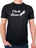 Huuraa Herren T-Shirt Pferdemama Silhouette L Black Bio Produktbild-Vorschau 1