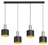 XMTECH Industriële hanglamp, E27, 4 lampen, metalen Productafbeelding-voorbeeld 10