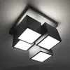 Plafonnier LED JUST LIGHT TETRIS, blanc chaud, 17 W, noir, Voir les images du produit 5