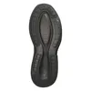 The sole of a black Adidas sports shoe is shown from an underneath view. Produktbild-Vorschau