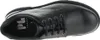 Top-down view of a single black shoe. Produktbild-Vorschau