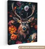 Obrazy na plátne 60x80 cm - Zvieratá, kvety - Jeleň - Náhľad obrázku produktu 1