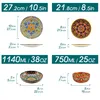 Sada nádobí pro 6 osob, 24dílná porcelánová sada, sada Náhled obrázku produktu 2