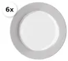 Dessertteller 20cm 6er Set Doppio grau Produktbild-Vorschau 1
