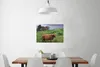 MuchoWow® Poster Schottische Highlander - Gras - Wasser - Produktbild-Vorschau 2