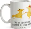 Mr. & Mrs. Panda Kaffeetasse Heiratsantrag Abenteuer - Weiß Produktbild-Vorschau 3