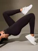 Damen Leggings Gerippt Nahtlos - Hoher Bund - Größe M - Produktbild-Vorschau 4