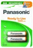 1x2 Panasonic Akku NiMH Mignon AA 1000 mAh Ready to Use Produktbild-Vorschau 7