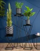 HowHomely Modern Pflanzenständer, Blumenhocker aus Metall Produktbild-Vorschau 9