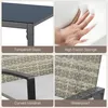 BEALIFE Gartenmöbel-Set 4-teilig mit Gartentisch | 4 Produktbild-Vorschau 4