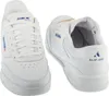 Two white Skechers Slip-Ins sneakers are shown from different angles against a white background. Voir les images du produit