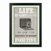 Wandbild Bilderrahmen Kamera Typografie Spruch Bild Produktbild-Vorschau 1