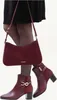 Caprice Damen Handtasche 9-61021-45 bordeaux Wildleder Produktbild-Vorschau 6