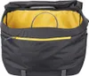 Schwarze Seiltasche mit gelbem Innenfutter; Modell "Seiltasche Rockstar 28" von singing rock; geeignet für Klettern. Anteprima dell’immagine prodotto