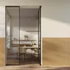 A modern meeting room with a glass-walled office and wooden paneling. Produktbild-Vorschau