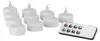 LED Teelichter 10er Set mit Fernbedienung Timer Dimmbar Produktbild-Vorschau 4
