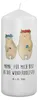 Mr. & Mrs. Panda Kerze Bären mit Blumenkranz 19 x 8 cm - Produktbild-Vorschau 1