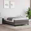vidaXL Boxspringbettgestell Dunkelgrau 120x200 cm Stoff Produktbild-Vorschau 2