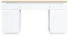 Schreibtisch 140x50, verdickte Platte, LED, 3 Schubladen, 2 Produktbild-Vorschau 9