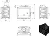 Caminetto in ghisa per legna ANTEK 10 kW Ø 150 Anteprima dell’immagine prodotto 3