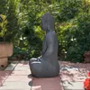 NEUSTEIN XXXXL Buddha 100 cm Steinoptik Garten Deko Figur Produktbild-Vorschau 10