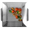 Vaggan Grillplatte Grillkorb Grillschale perforiert aus Produktbild-Vorschau 4